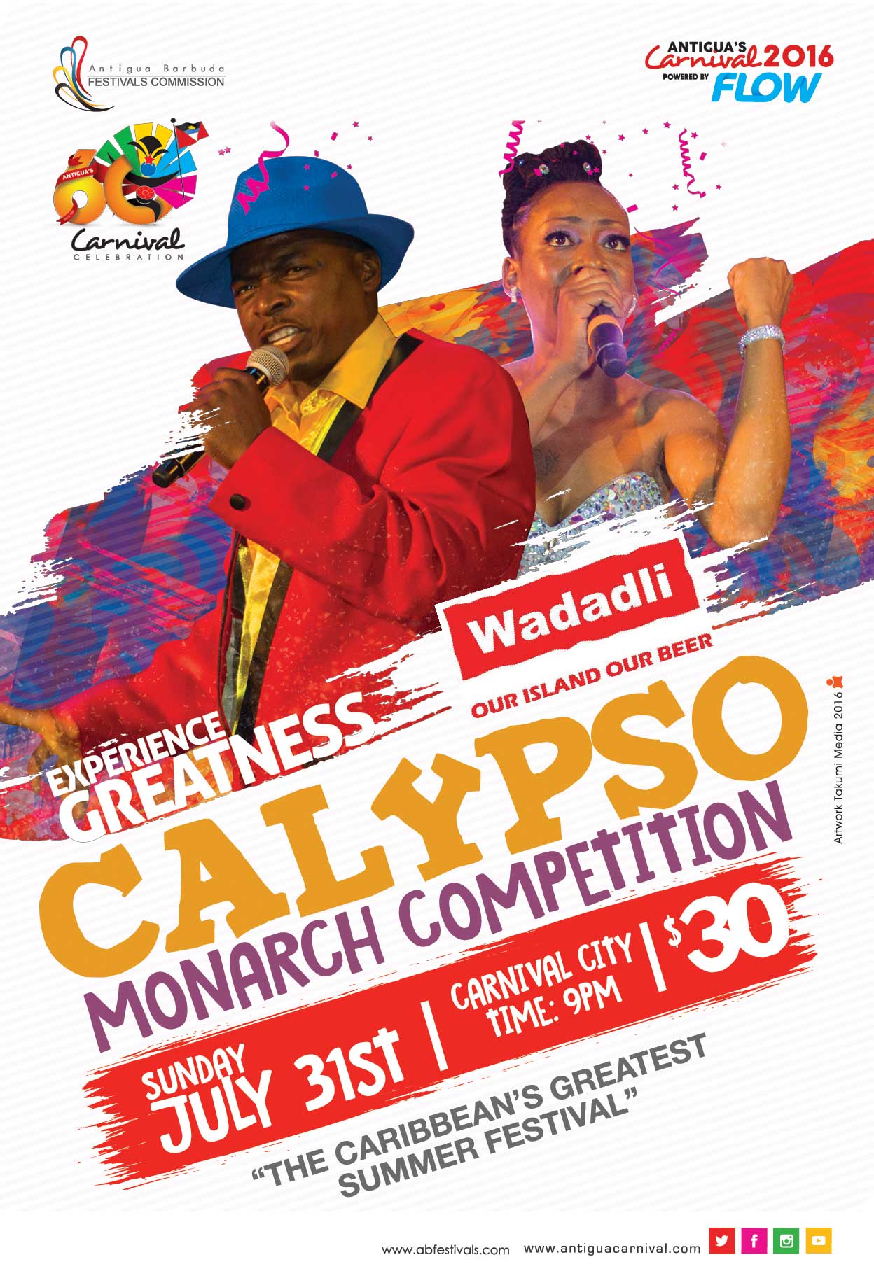 Antigua Carnival Presents Wadadli Beer Calypso Monarch Competition