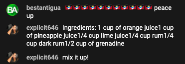 how to make a rum punch